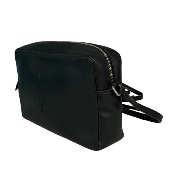 Saint Laurent Camera Leather Shoulder Bag Black - Picture 2 of 14